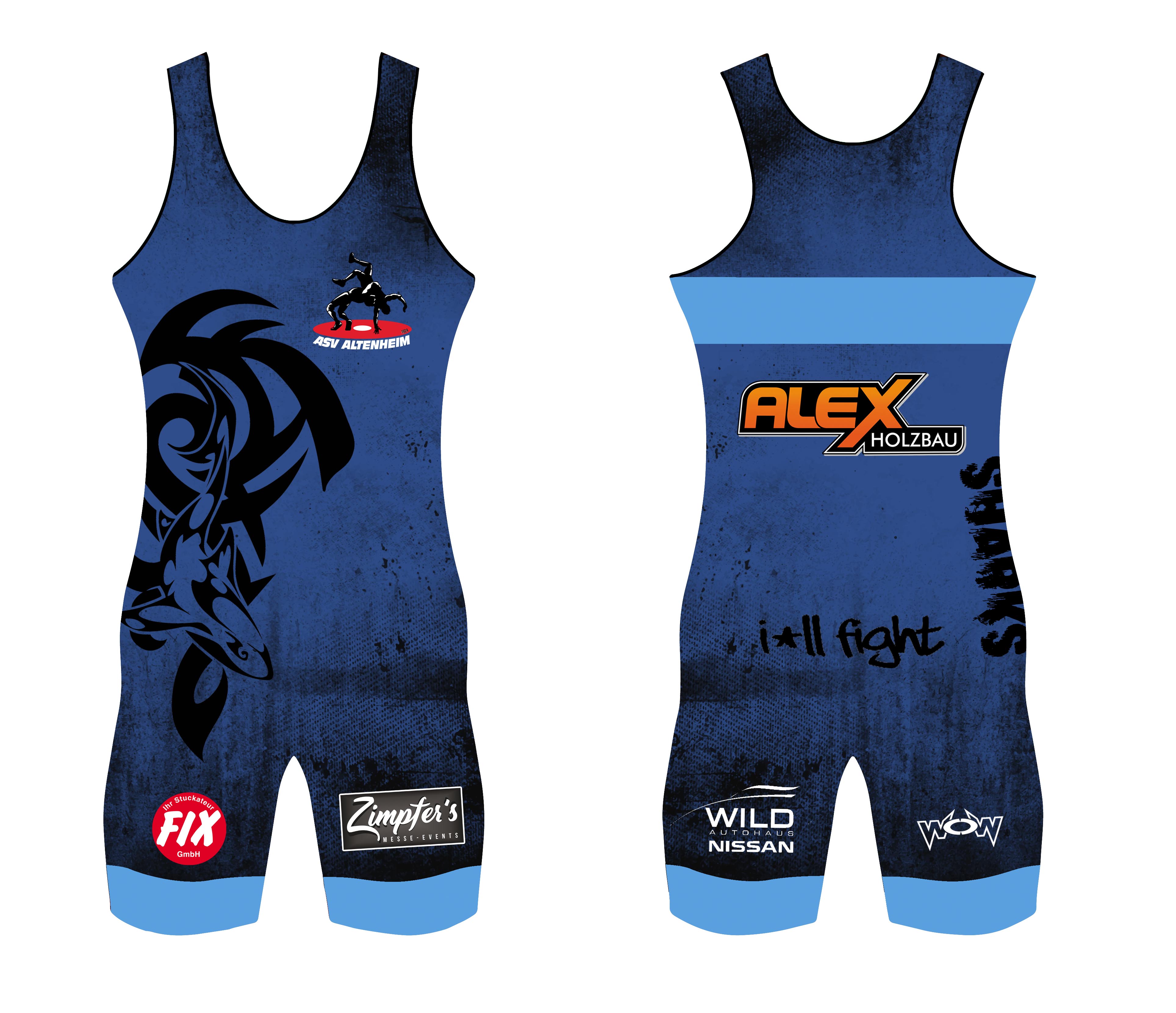 Ringertrikots ASV Altenheim Doppelpack Männer