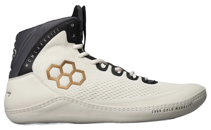 Kenny Monday 1988 Adult Wrestling Shoes - White 