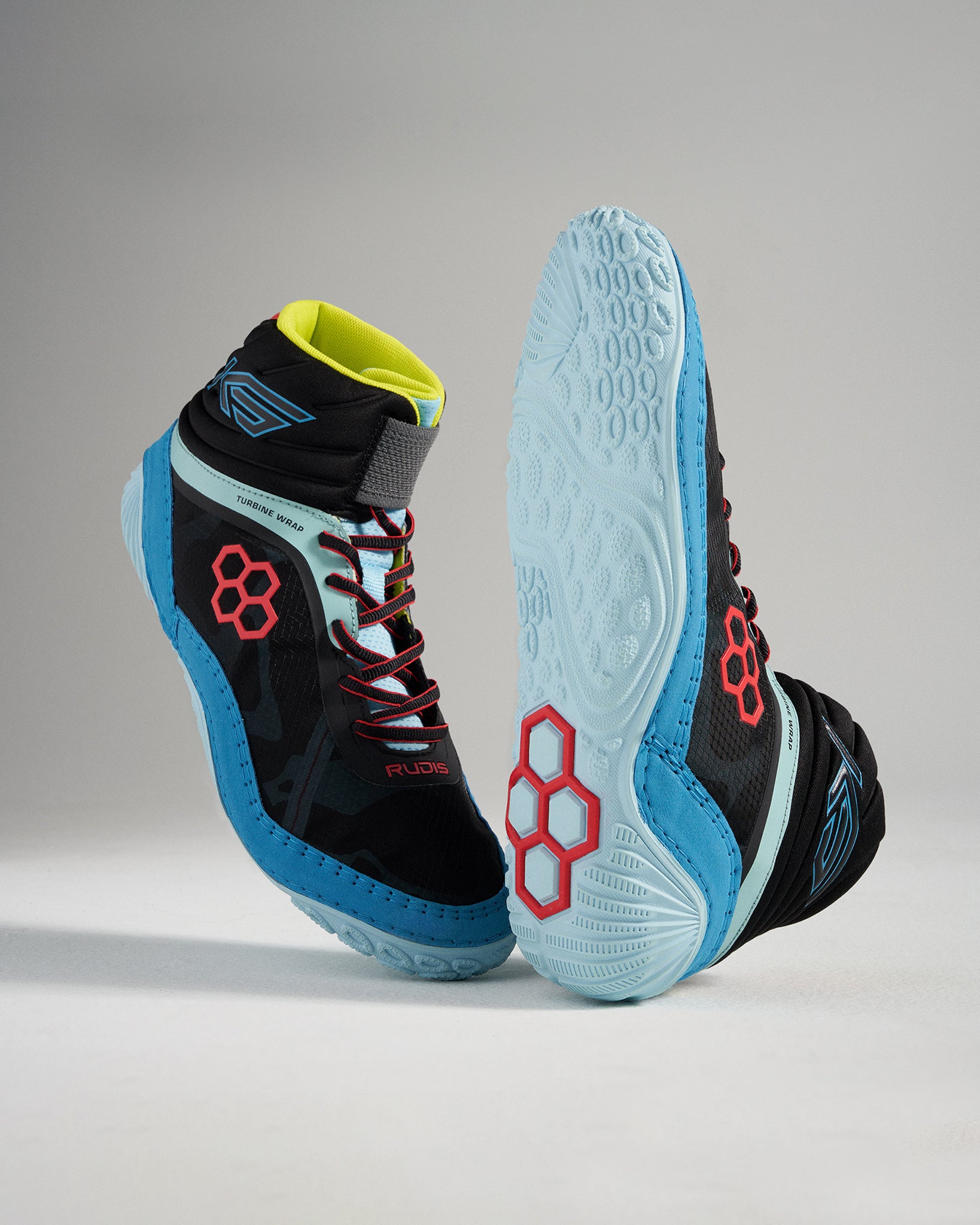 Ringerschuhe Rudis KS Turbine Adult - Poison Blue