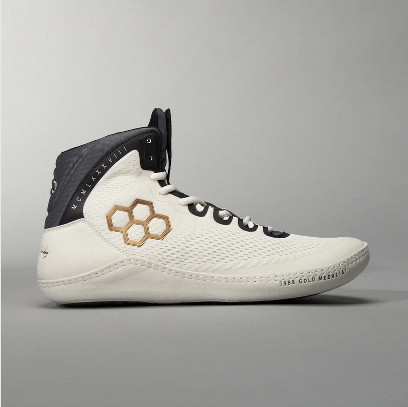 Kenny Monday 1988 Adult Wrestling Shoes - White 