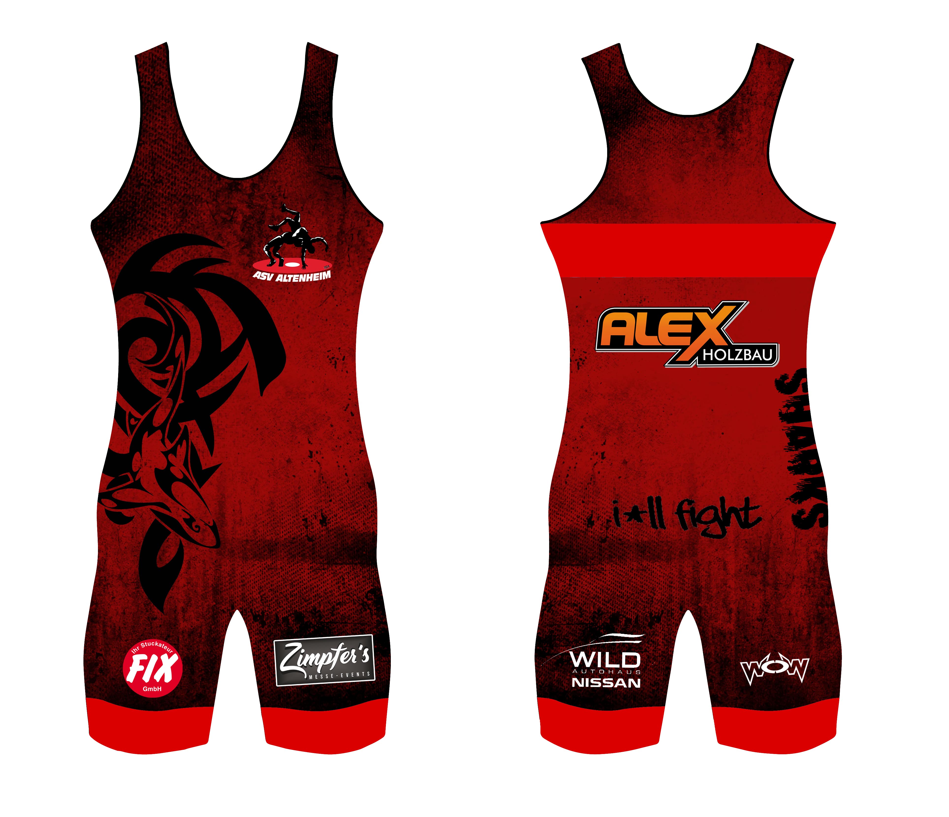 Ringertrikots ASV Altenheim Doppelpack Männer