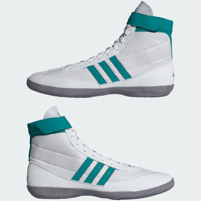 Combat Speed 4 - WHEIß/GRÜN - ftwr white/pure teal/grey three (JQ4985)
