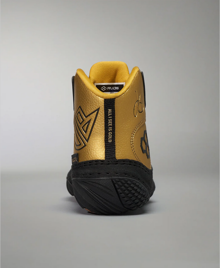 Ringerschuhe Rudis Jordan Burroughs Alpha 2.0 Adult -  ALLISEEISGOLD - GOLD Special Edition