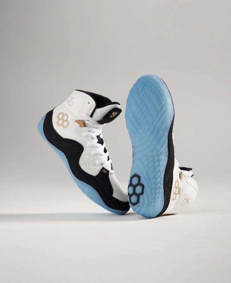 Ringerschuhe Jordan Burroughs JB1 Adult Wrestling Shoes - ALLISEEISGOLD ICE 