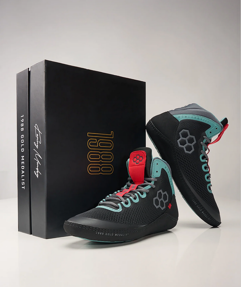 Kenny Monday 1988 Adult Wrestling Shoes - black 