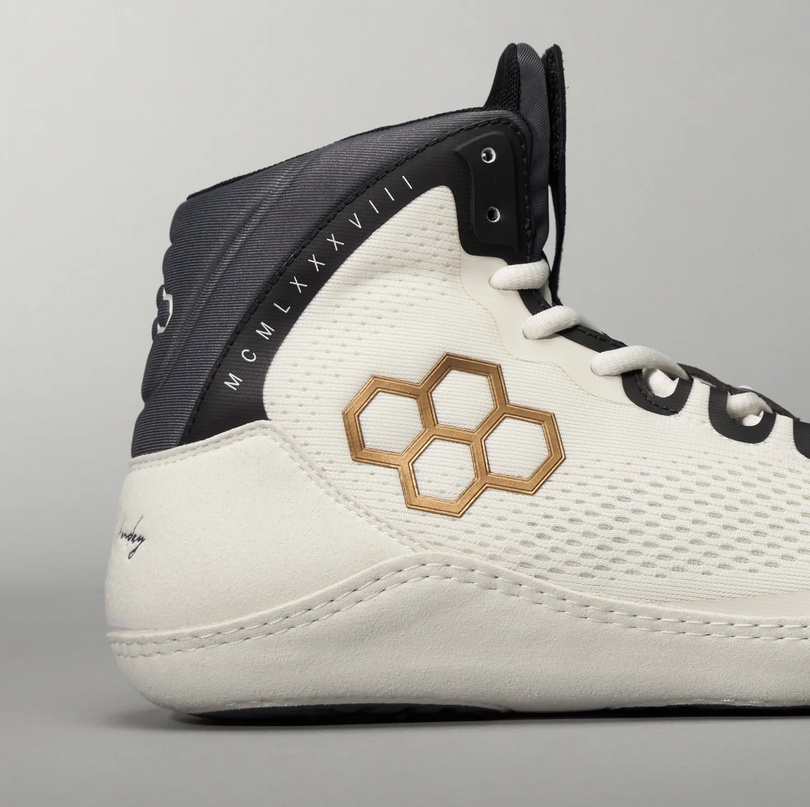 Kenny Monday 1988 Adult Wrestling Shoes - White 