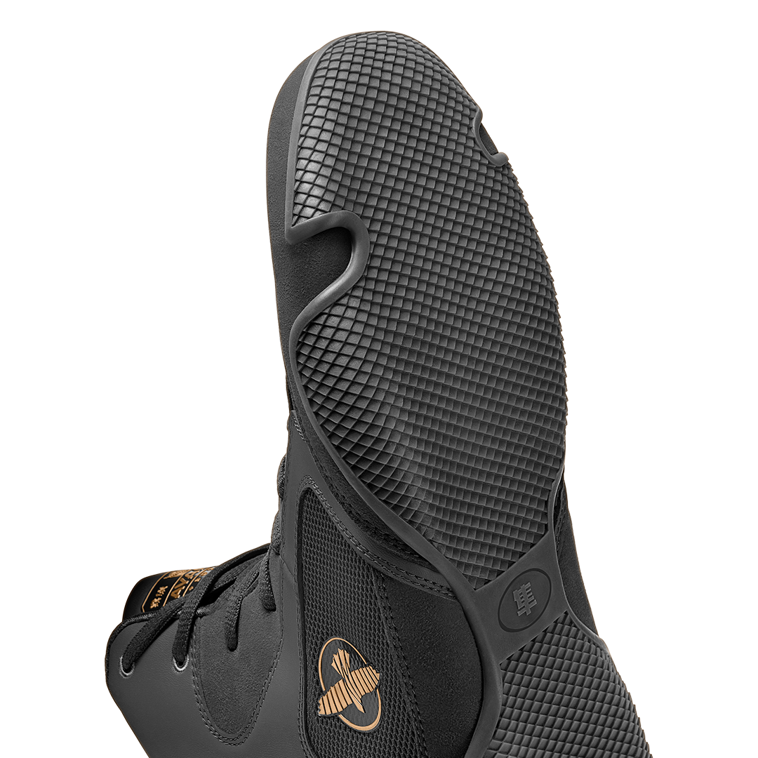 Hayabusa - Pro Boxing Shoes Black - PBS-B-X