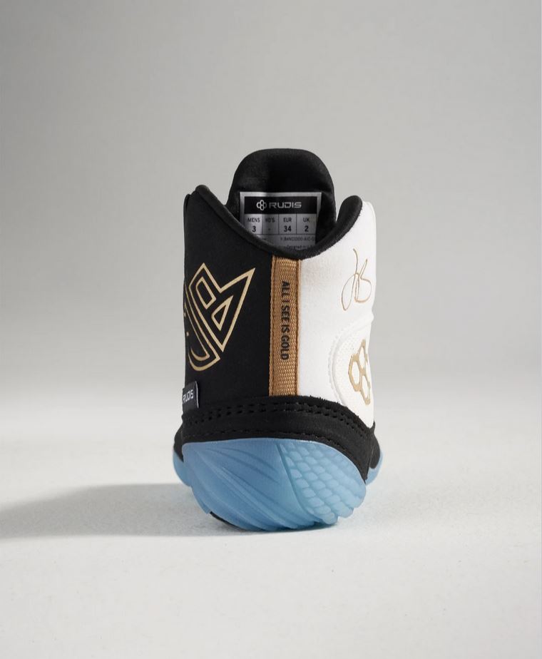 Ringerschuhe Jordan Burroughs JB1 Adult Wrestling Shoes - ALLISEEISGOLD ICE 